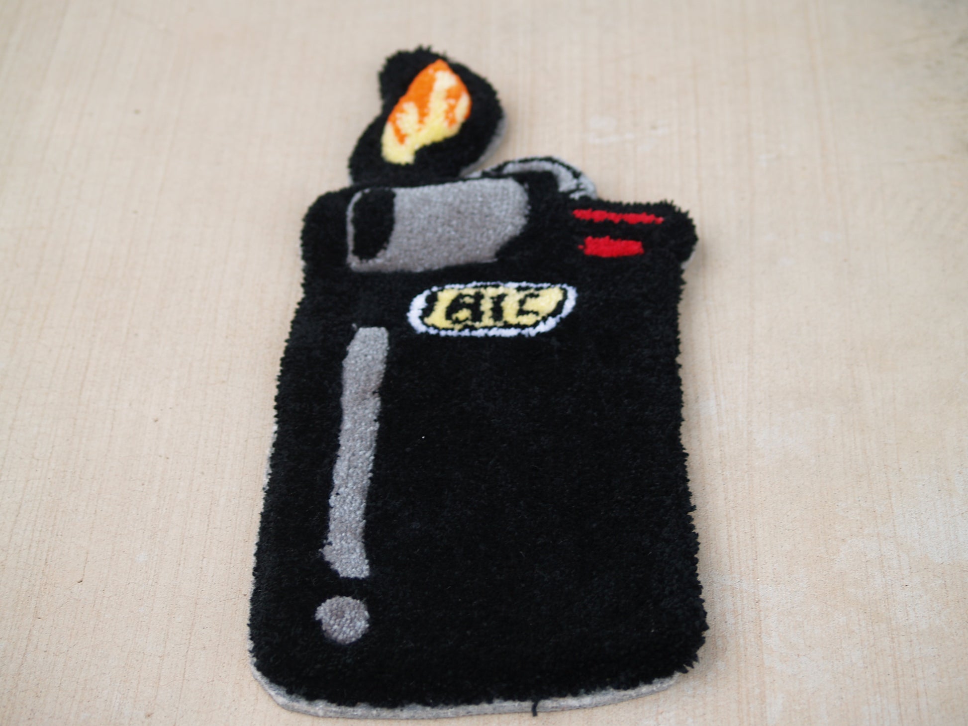 Tufted lighter rug