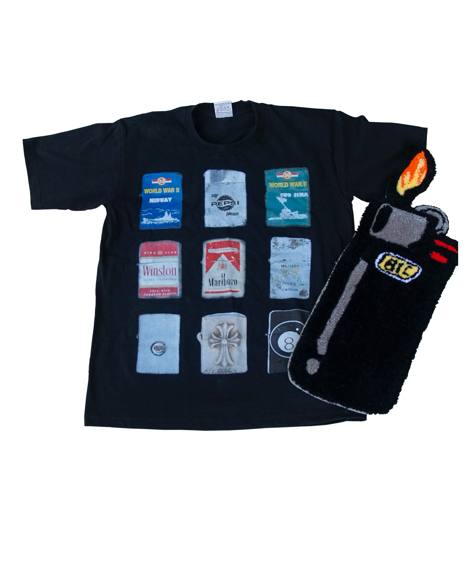 Lighter tee + Tufted rug bundle