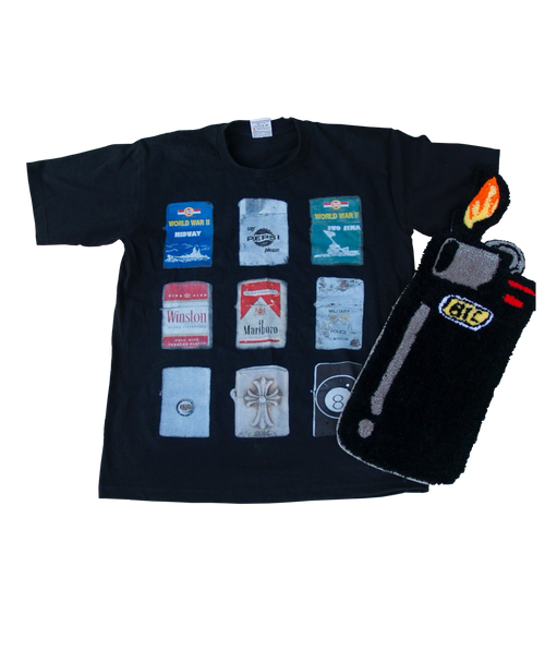 Lighter tee + Tufted rug bundle